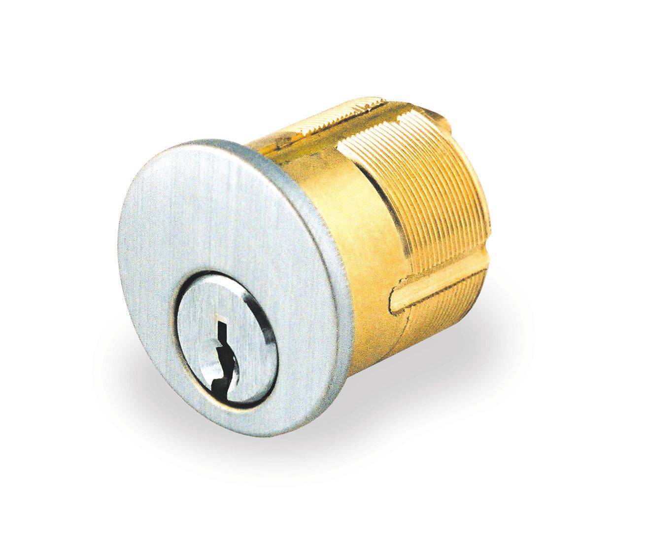Details about   MHC #262-193 MORTISE CYLINDER COLLAR SATIN ALUMINUM WITH NON-ROTATION PRONGS 